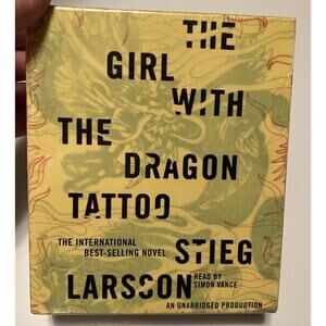 The Girl with the Dragon Tattoo Audiobook Stieg Larsson 13 CD Unabridged Sealed